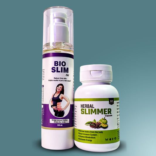 Herbal Slimmer Capsule & Oil Combo – Complete Weight Management Kit