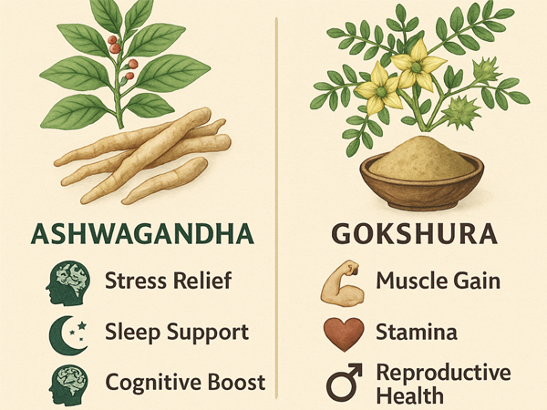Ashwagandha vs Gokshura