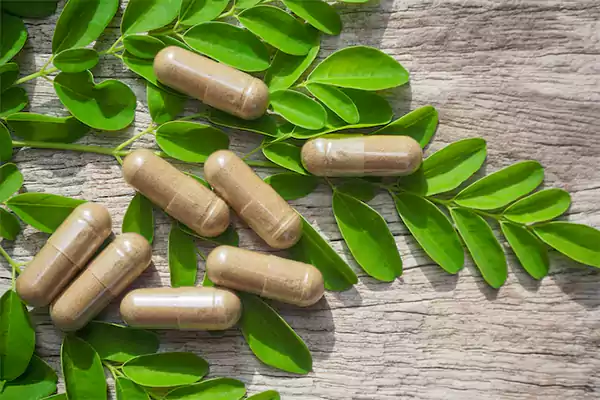 Capsule form of supplements