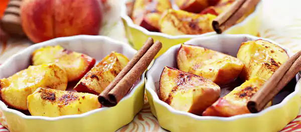 Cinnamon with fruits