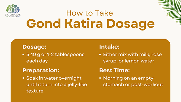 How to Take Gond Katira Dosage