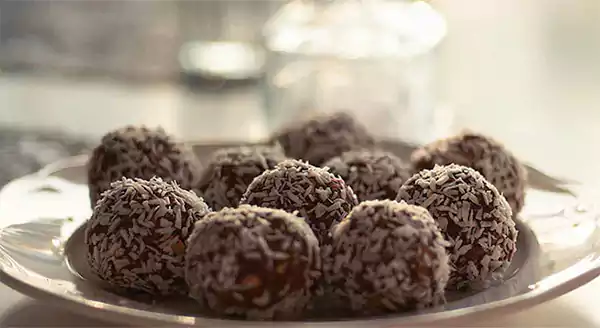 Coconut Ginger Truffles