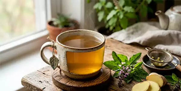 Ginger Tulsi Tea
