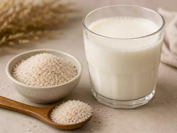 Isabgol with Warm Milk