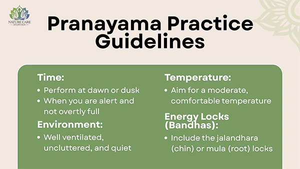 Pranayama Practice Guidelines