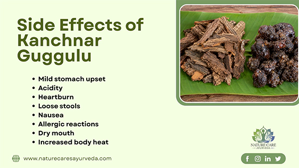 Side Effects of Kanchnar Guggulu