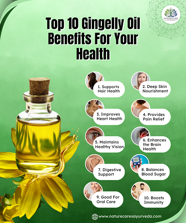 Top 10 Gingelly Oil Benefits