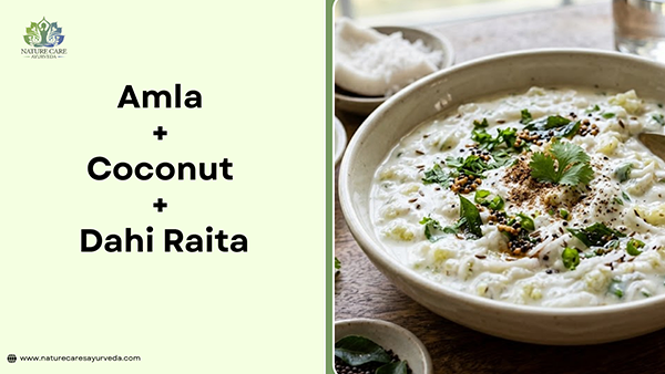 Best Traditional Curd Recipe Number 2 Amla, Coconut, and Dahi Raita