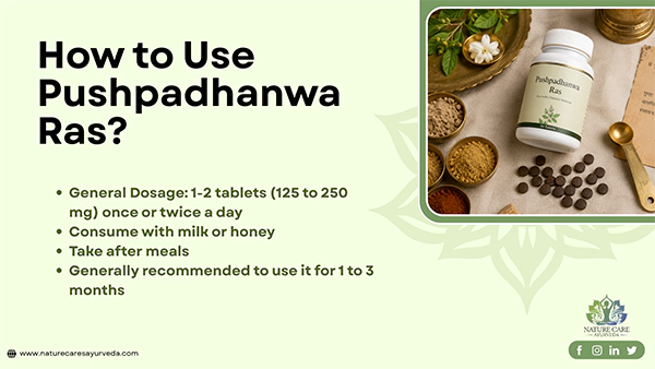 How to Use Pushpadhanwa Ras