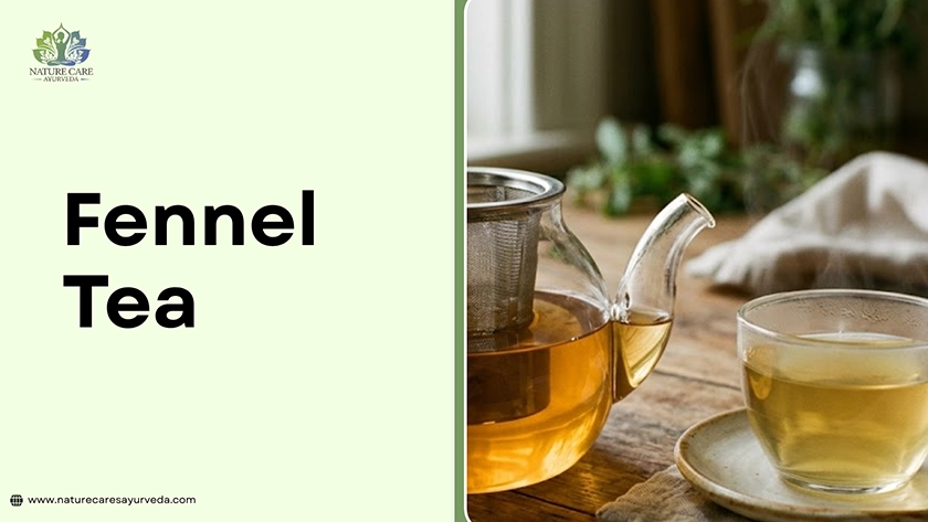 Fennel Tea Prepared in Boiled Water