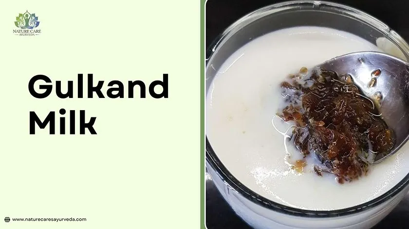 Gulkand Milk