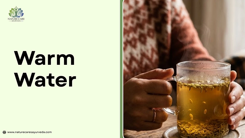 Fennel Seeds in Warm Water