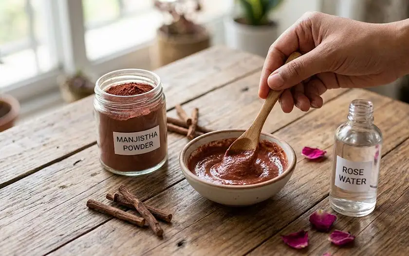 Indian Madder Paste for Skin Issues