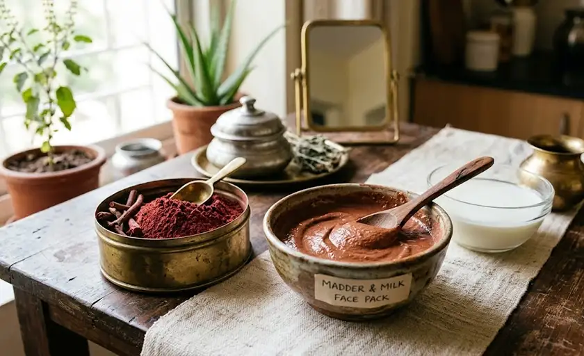 Indian Madder face pack